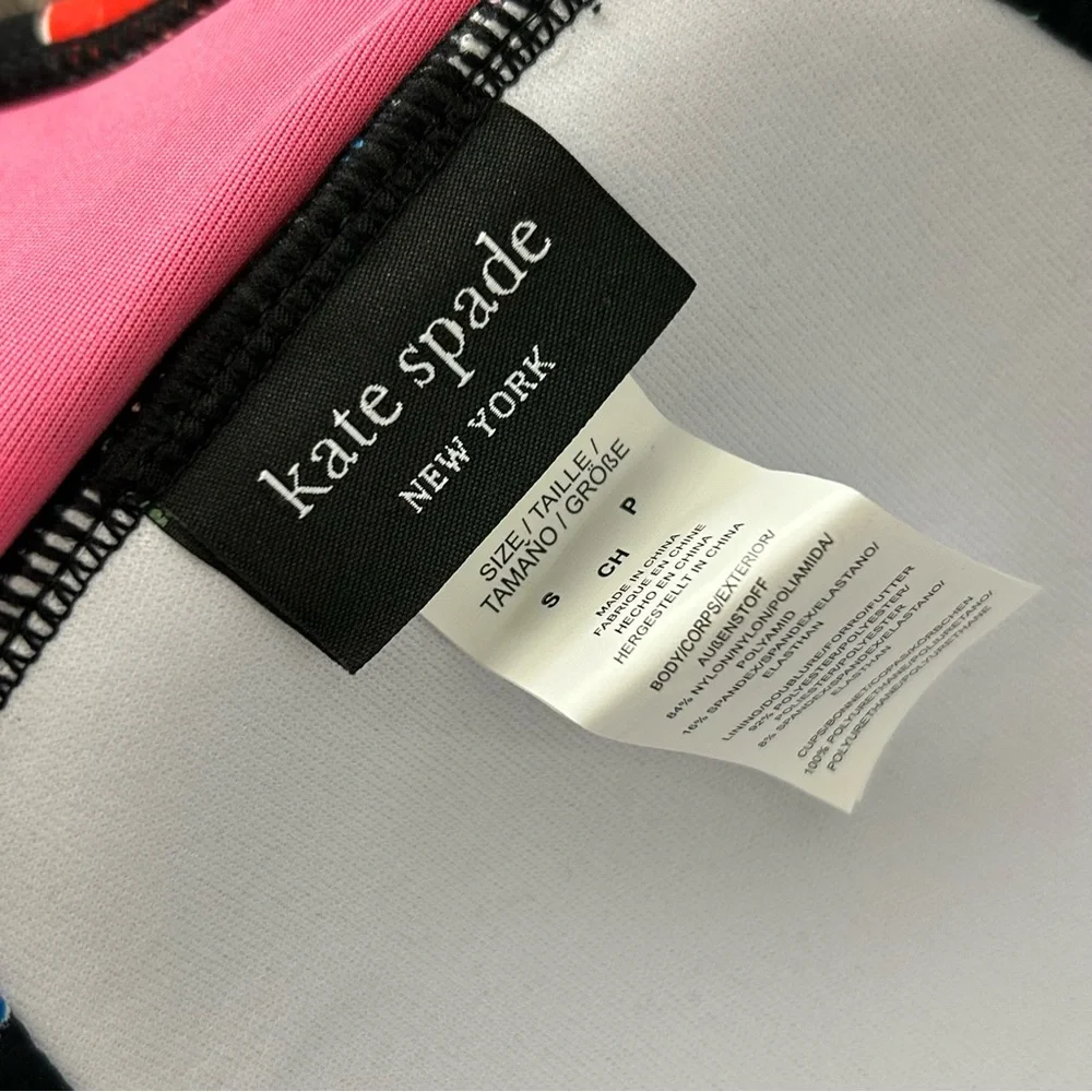 kate spade Black Fruit Print Bikini NWT